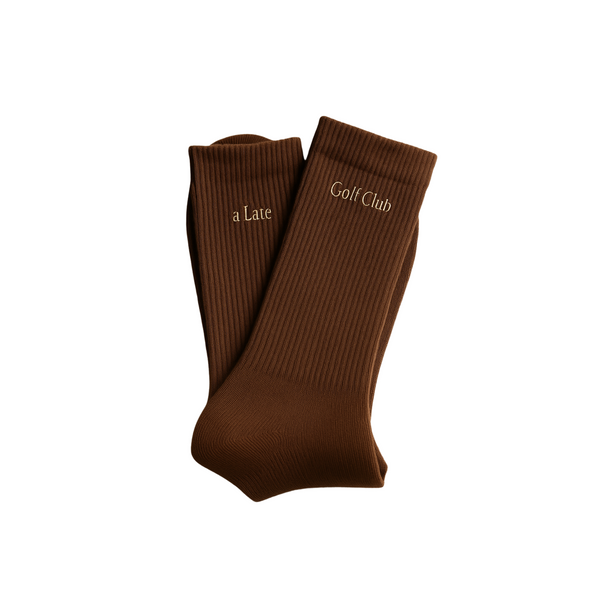 Calcetines de socio color burdeos